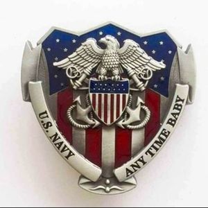 New Navy belt buckle